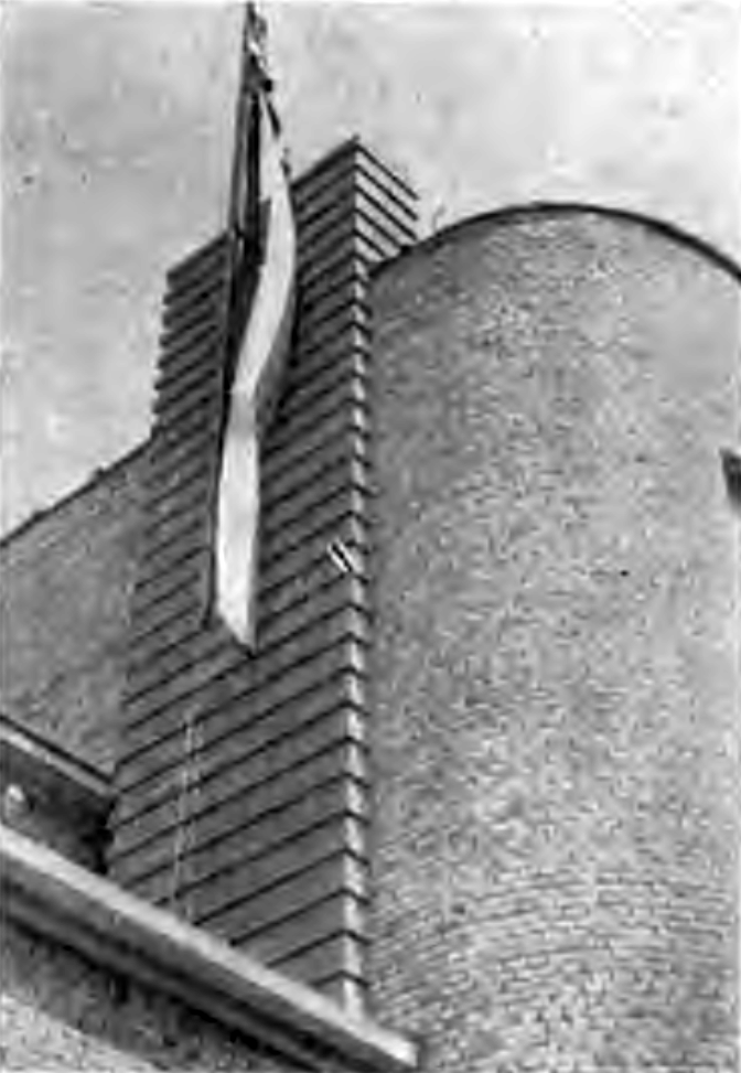 Dom Strzelca w Grodnie – fragment, 1935 Dom Strzelca w Grodnie – fragment, 1935, fot. „Strzelec” 1935, nr 34, s. 4