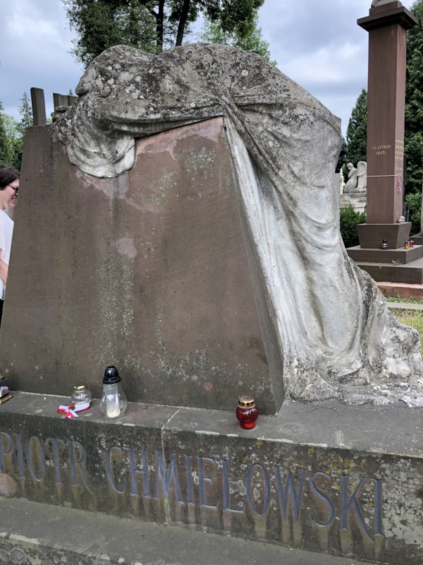 Nagrobek Piotra Chmielowskiego, Cmentarz Łyczakowski, Instytut POLONIKA