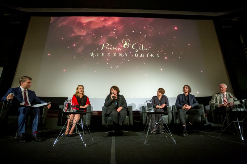 Premiera filmu „Wieczny ogień”, Instytut POLONIKA