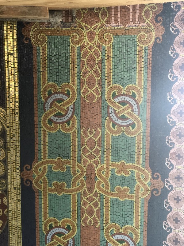 Fragment mozaiki w kopule katedry ormiańskiej we Lwowie