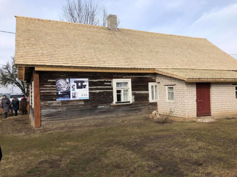 Otwórz galerię (6 fotografii) Stare Wasyliszki (Białoruś) – remont domu Czesława Niemena, Instytut POLONIKA