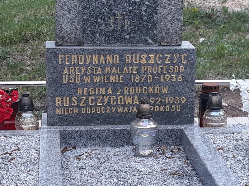Grób Ferdynanda Ruszczyca w Bohdanowie