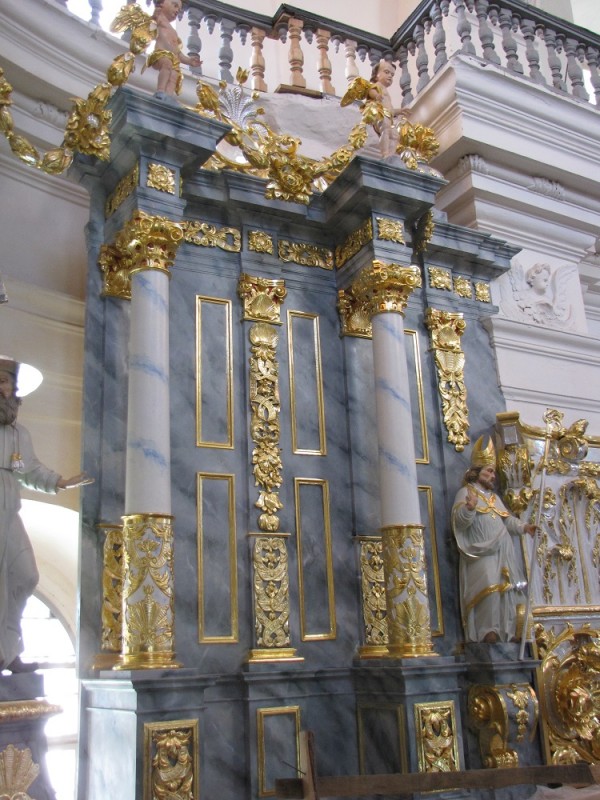 Katedra w Grodnie, fragm. ołtarza głównego, fot. Paweł Sadlej