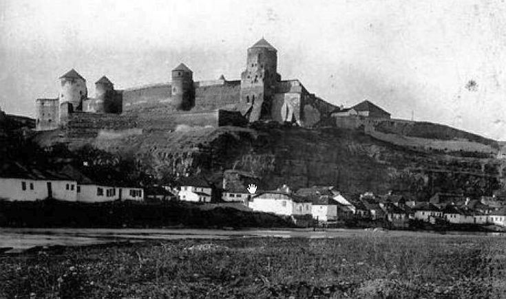 Zamek w Kamieńcu Podolskim na przełomie XIX/XX w. (fot. ze Słownika Geograficznego Królestwa Polskiego, t. 15), domena publiczna