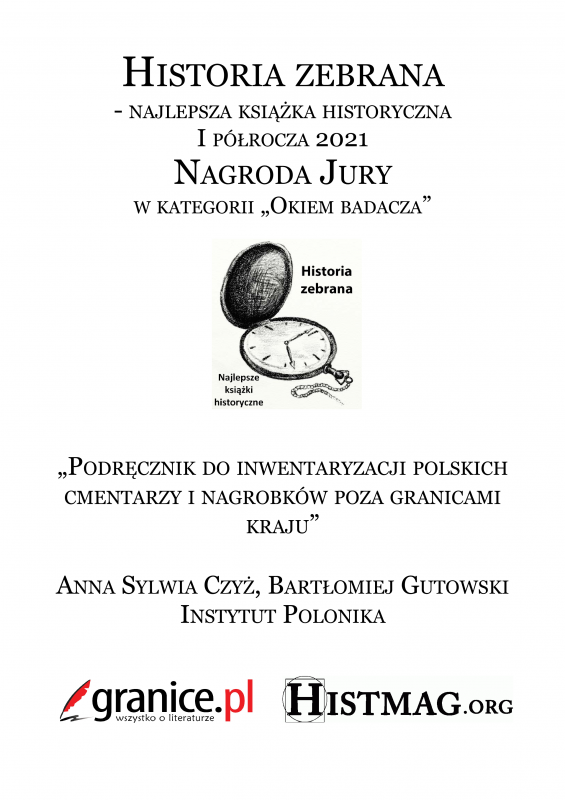 Otwórz galerię (1 fotografii) Najlepsza książka historyczna w I półroczu 2021 r. w plebiscycie "Historia zebrana" – dyplom