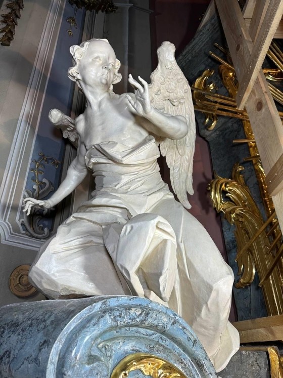 Fragment ołtarza bocznego „Przemienienia Pańskiego” w Katedrze Łacińskiej we Lwowie